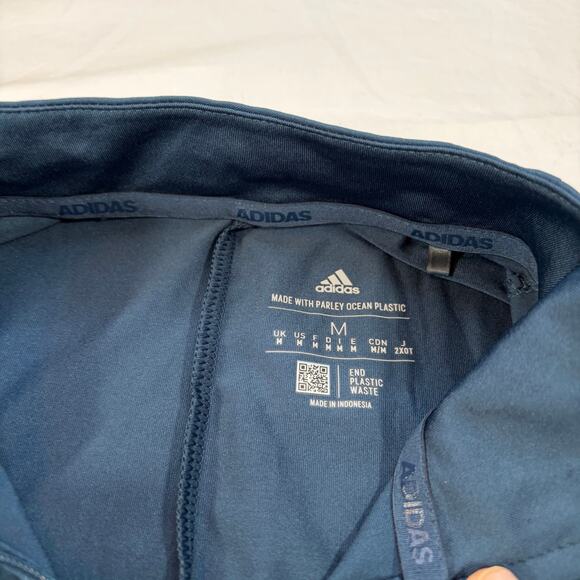 Adidas women’s performance dress. Golf. Tennis. M. Navy. Mock neck. Quarter zip - Picture 6 of 7